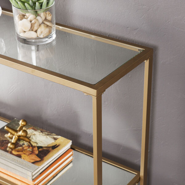 Horten Gold Console Table, image 2