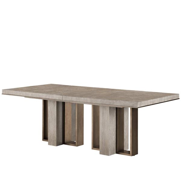 ErinnV x Universal Del Monte Weathered Oak and Bronze Dining Table, image 4