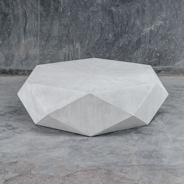Volker White Ceruse Coffee Table, image 2