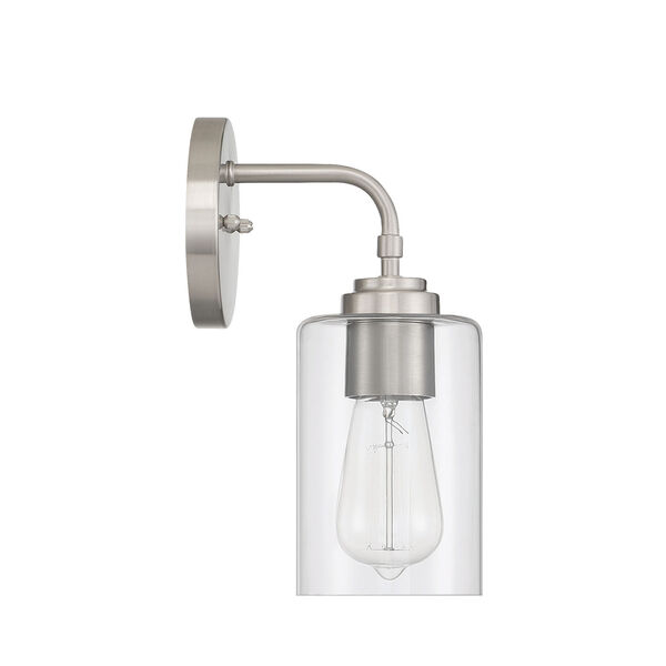 Stowe Brushed Polished Nickel One-Light Wall Sconce, image 5