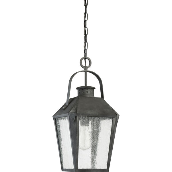 Carriage Mottled Black 10-Inch One-Light Outdoor Hanging Lantern, image 2