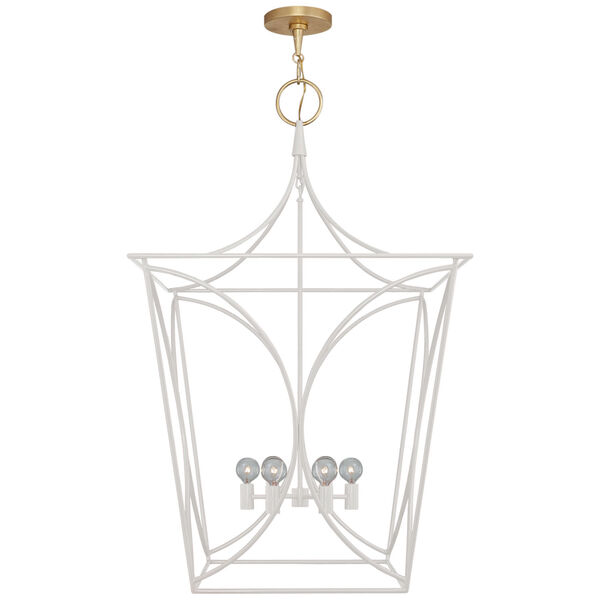 Cavanagh Large Lantern in Light Cream and Gild by kate spade new york, image 1
