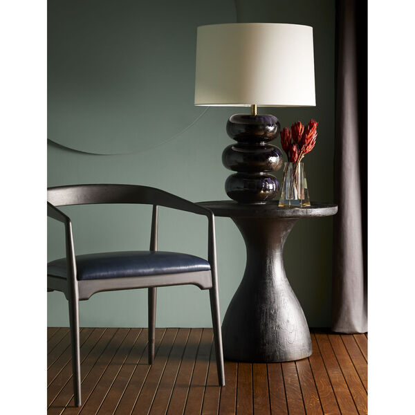 Scout Sandblasted Soft Black Waxed Accent Table, image 6