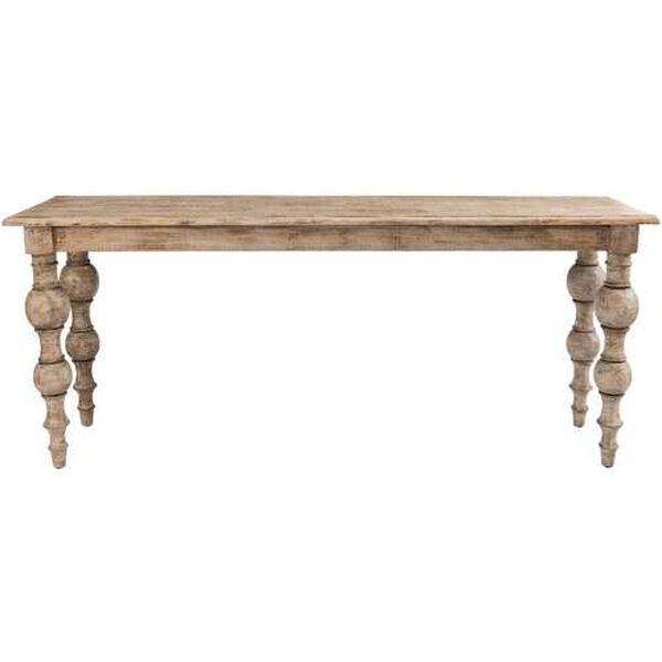 Kinsey White and Beige Console Table, image 3