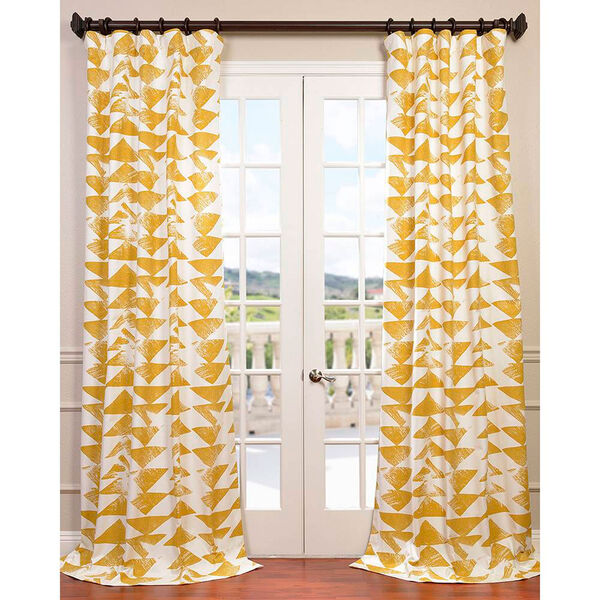 Triad Gold 84 x 50-Inch Curtain Single Panel, image 1