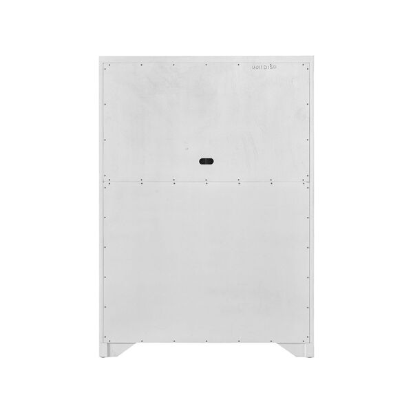 White 44-Inch Drawer Chest, image 4