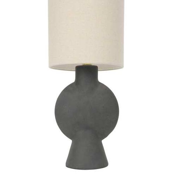 Black Terracotta Table Lamp, Set of 2, image 4