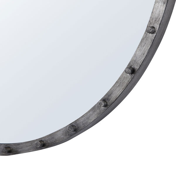 Fulton Silver Studded Wall Mirror, image 4