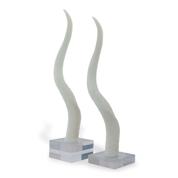 Safari Beige Horn Sculpture, image 1