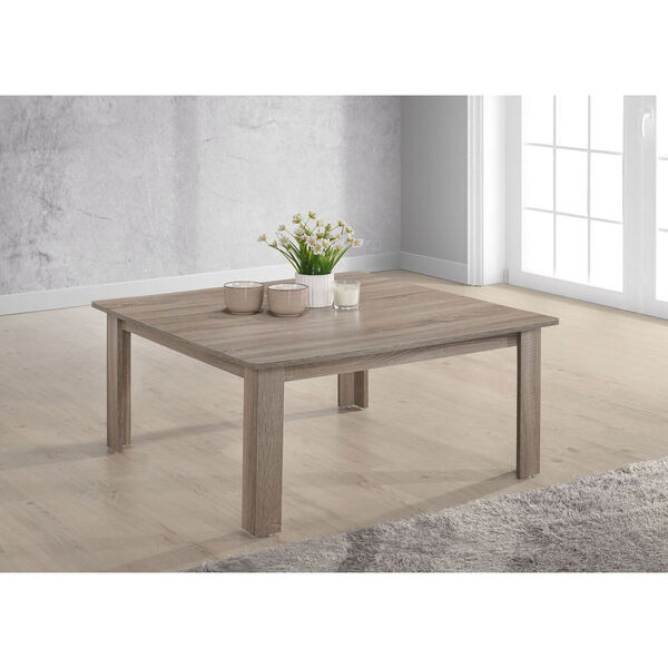 Barry Dark Taupe Square Cocktail Table, image 1