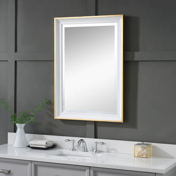 Gema Gloss White Mirror, image 1