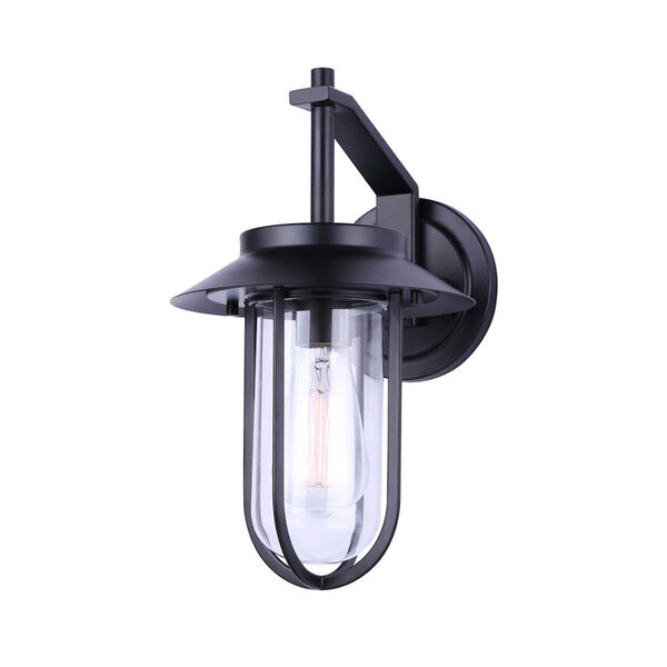 Navy Black One-Light Outdoor Wall Mount, image 1