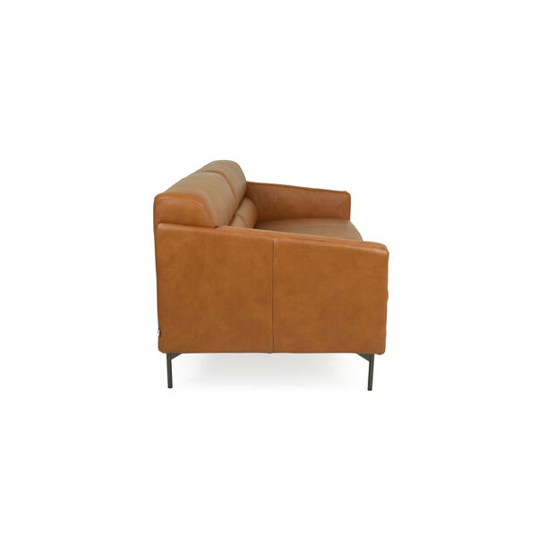 Loring Tan Full Leather Sofa, image 3