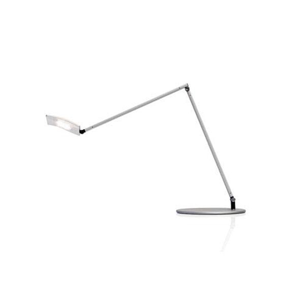 Mosso Pro Silver Warm White LED Desk Lamp with USB, image 1