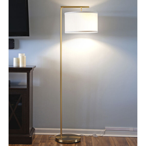Montage Antique Brass LED Floor Lamp, image 5