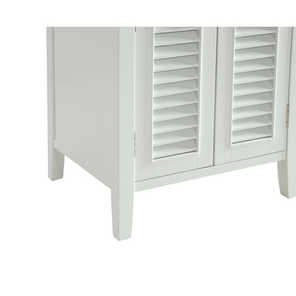 Cape Cod Frosted White Vanity Washstand, image 6