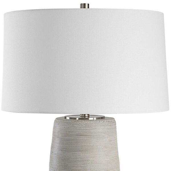 Mountainscape Brushed Nickel One-Light Table Lamp, image 4