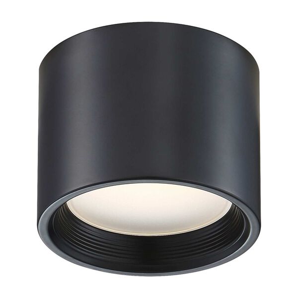 Reel Black White Five-Inch LED Flush Mount, image 4