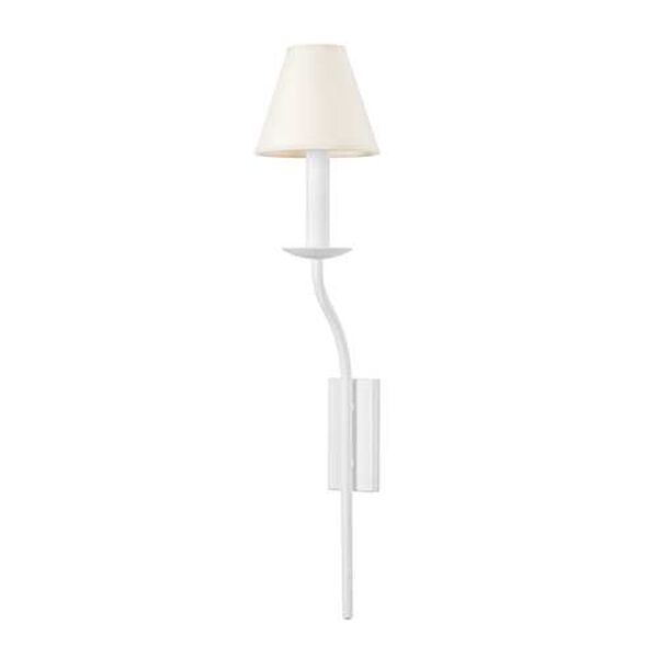 Lomita Gesso White One-Light Wall Sconce, image 1