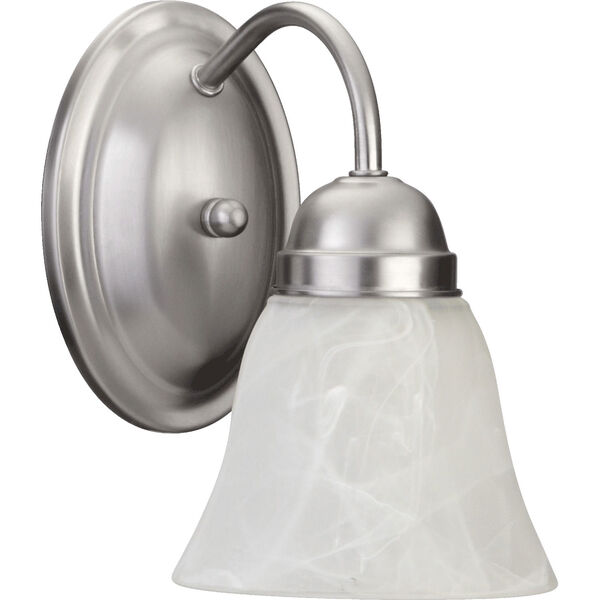 Satin Nickel One-Light Wall Sconce, image 1