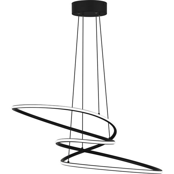 Ovard Matte Black One-Light LED Pendant, image 5