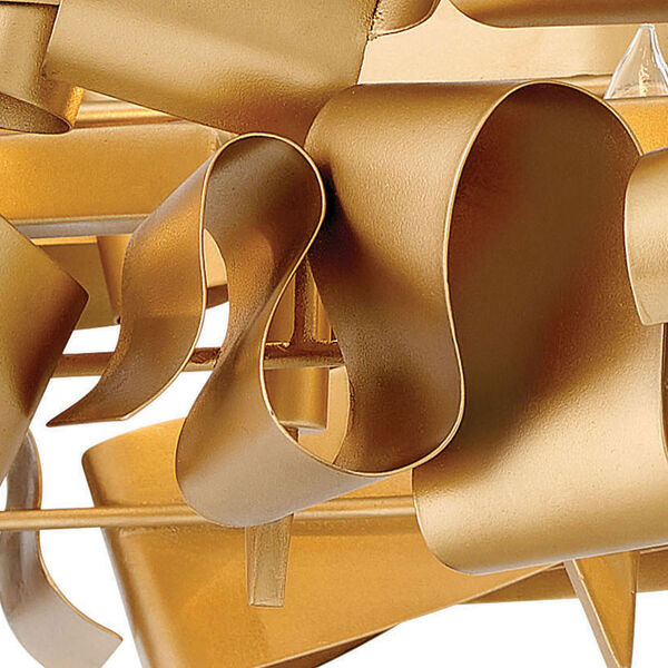 Delfina Deluxe Gold Six-Light Linear Pendant, image 3