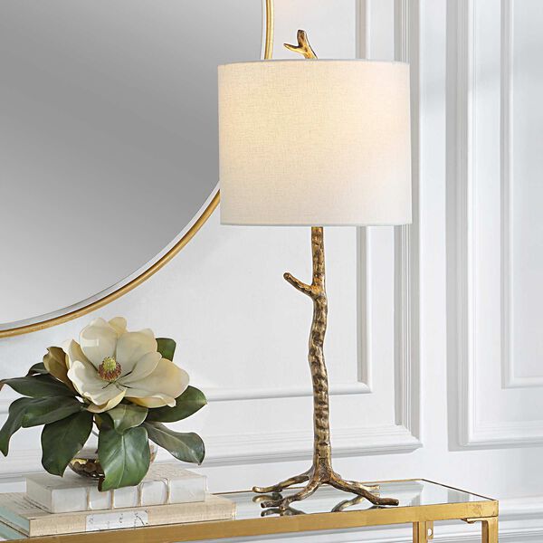 Hayden Antique Gold Twig One-Light Table Lamp, image 2