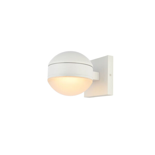 Raine White 350 Lumens Eight-Light LED Outdoor Wall Sconce, image 2