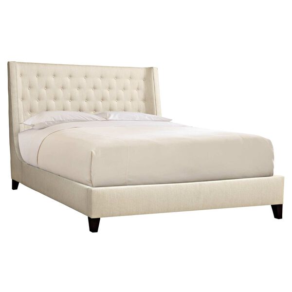 Maxime Beige and Black Wing Bed, image 1