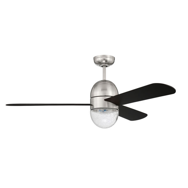 Pill Brushed Polished Nickel 52-Inch LED Ceiling Fan, image 1