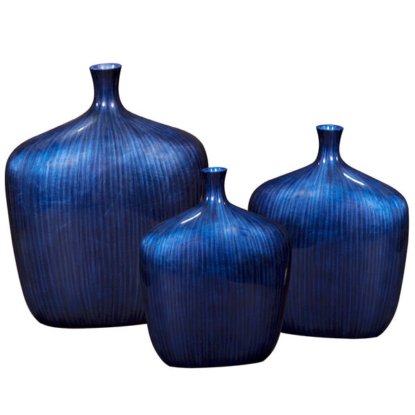 Sleek Cobalt Blue Small Vase, image 2