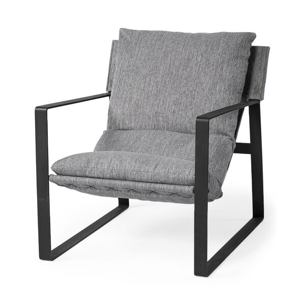 Guilia Castlerock Gray Sling Arm Chair, image 1