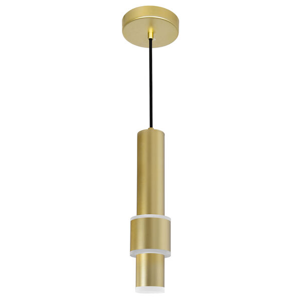 Lena Satin Gold LED Mini Pendant, image 5