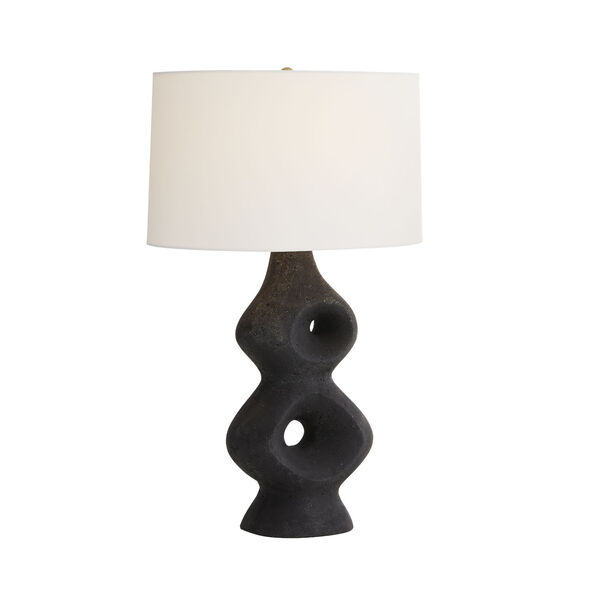 Jemai Charcoal and Off White One-Light Table Lamp, image 4