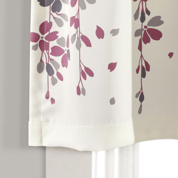 Weeping Flower Purple and White 52 x 18 In. Window Valance, image 4