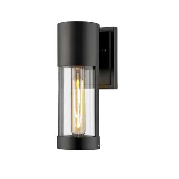 Hester Powder Coat Black 11-Inch One-Light Outdoor Wall Sconce, image 3