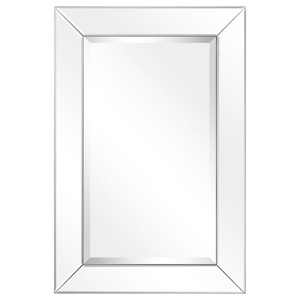 Moderno Clear 30 x 20-Inch Beveled Rectangle Wall Mirror, image 3