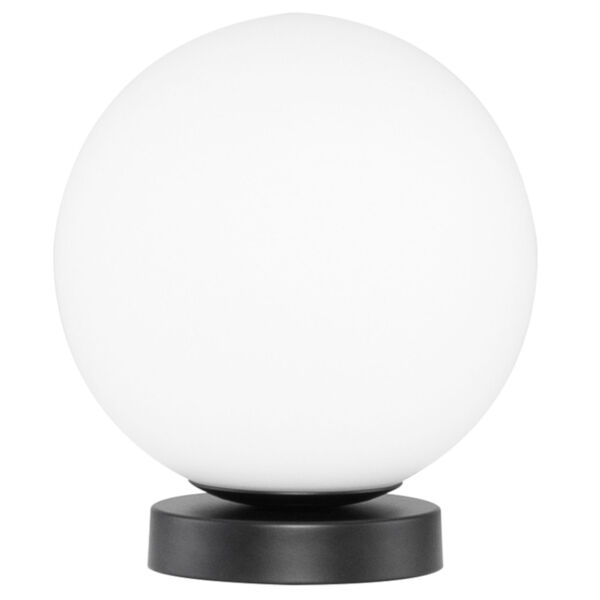 Felipa Matte Black and White One-Light Table Lamp, image 1
