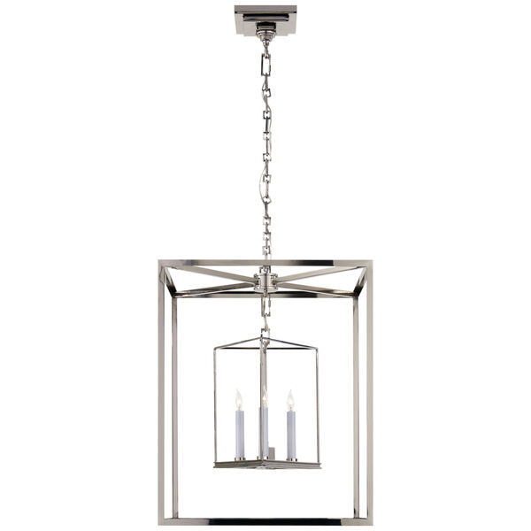 Osborne Lantern in Polished Nickel by Chapman and Myers, image 1