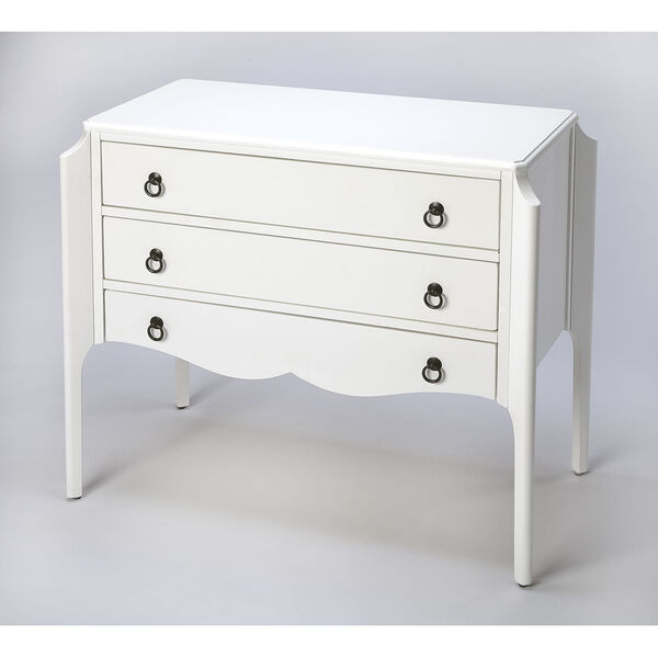 Wilshire Glossy White Accent Chest, image 1