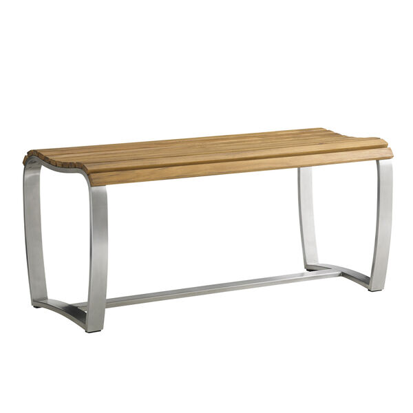 Tres Chic Brown Bench, image 1