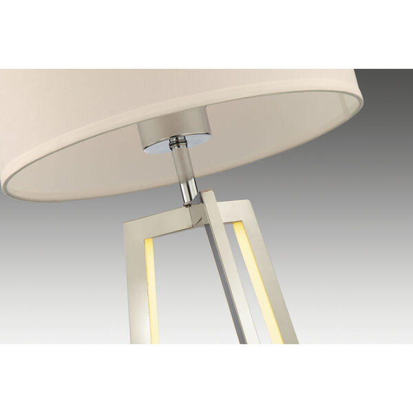 Pax Brushed Nickel LED Table Lamp, image 2