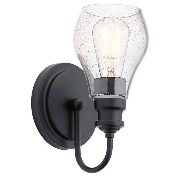 Greenbrier Black One-Light Wall Sconce, image 1