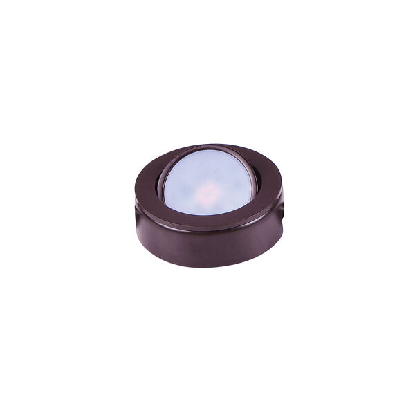 CounterMax MX-LD-AC Anodized Bronze Three-Inch LED Under Cabinet Puck Light, image 1