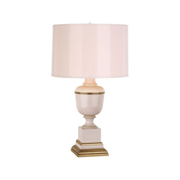 Mary McDonald Annika Blush and Brass One-Light Table Lamp, image 1