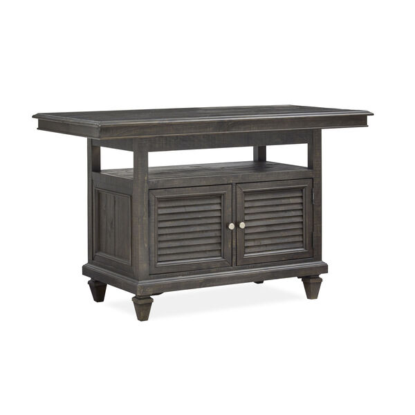 Calistoga Brown Rectangular Counter Table, image 1