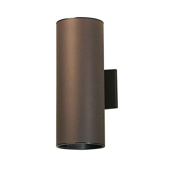 Riverside Architectural Bronze Six-Inch Two-Light Outdoor Wall Sconce, image 1