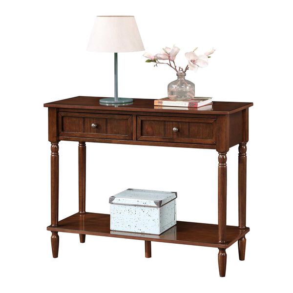 French Country Two Drawer Hall Table, image 6