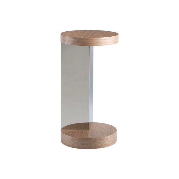 Modulum Natural and Stainless Steel Accent Table, image 4
