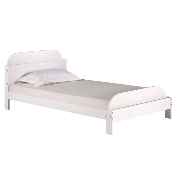 Mission White Twin Bookcase Bed, image 3